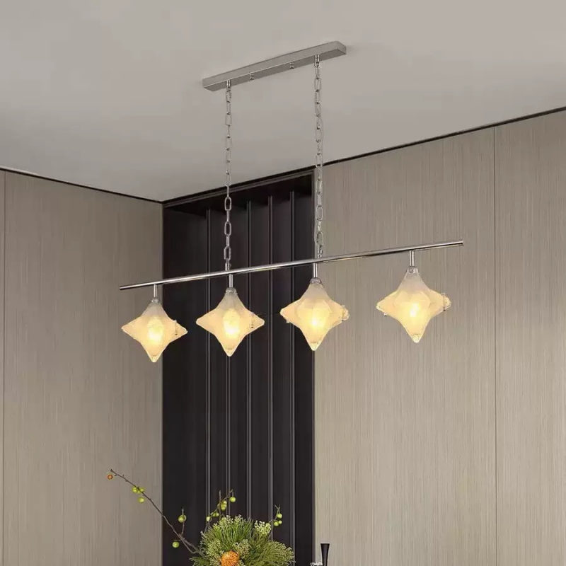 Ვინტაჟური ფრანგული სტილის ვარსკვლავის ლუსტრა სასტუმროს, რესტორნის, საცხოვრებლის და სადილო სასტუმროს შესამკობლად