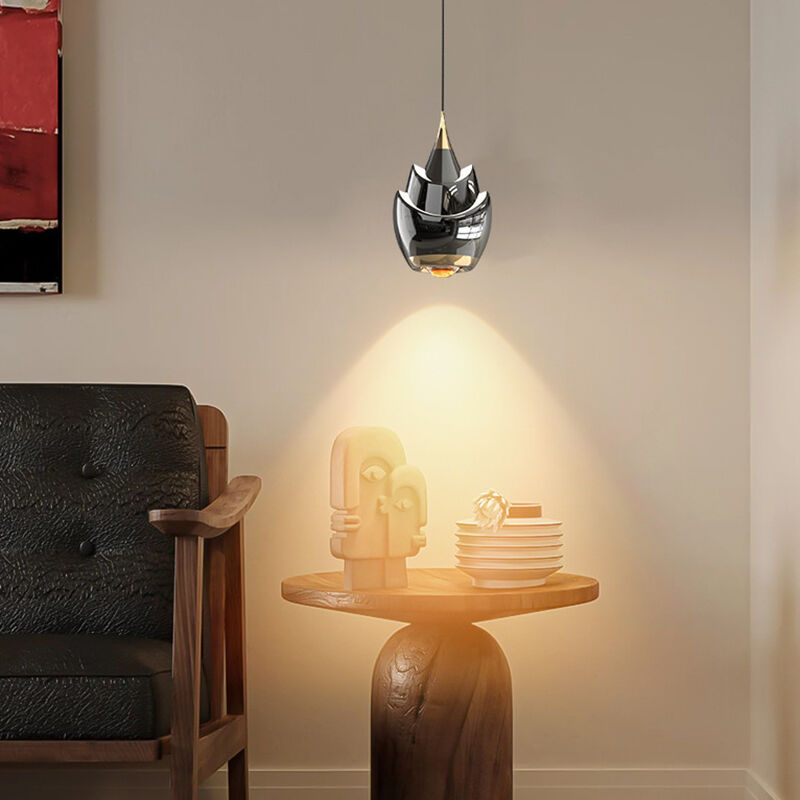 Luxury Aluminum Acrylic Restaurant Background Wall Decoration LED Pendant Light