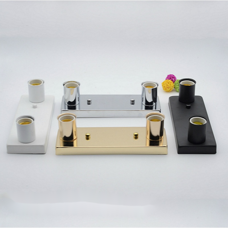 230 mm Parihabang Ceiling Rose na may Dalawang Keramik na Lamp Holder (E26/E27)