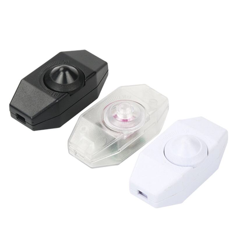 Inline na Rotary Dimmer Switch para sa Pagsasaayos ng Liwanag ng Lampara