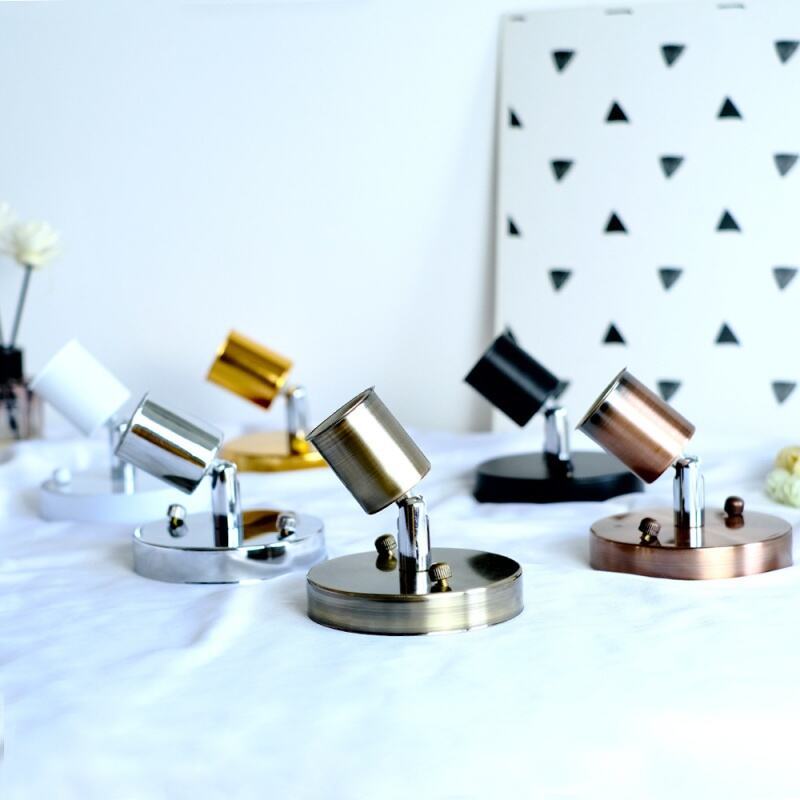 E27 Multicolor Metal Lamp Holder Adjustable Swivel Lamp Holder