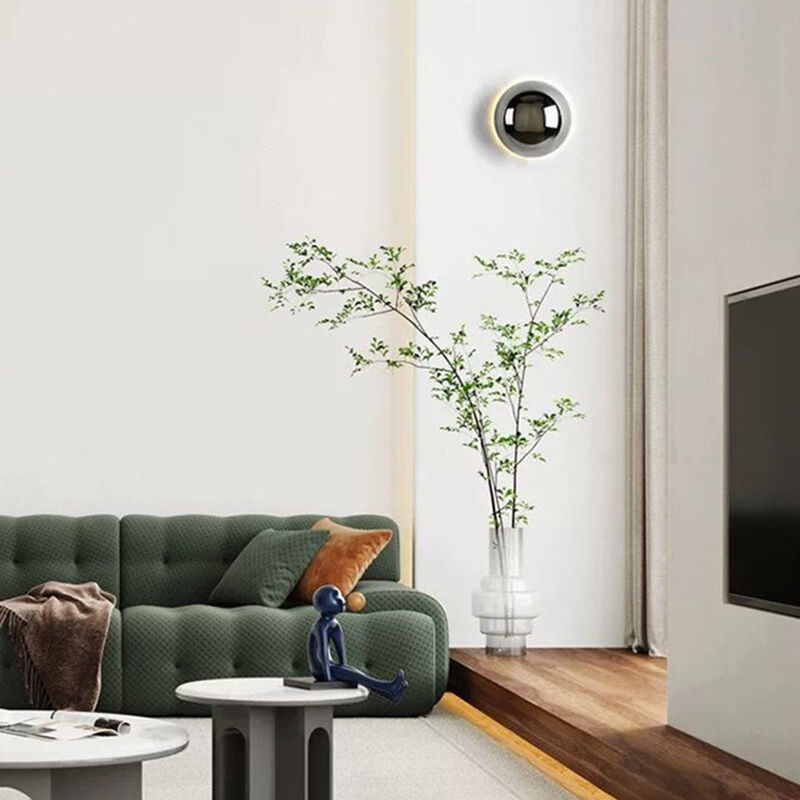 Лака луксузна модерна скандинавска коридорска зидна лампа Топла бела ЛЕД лампа