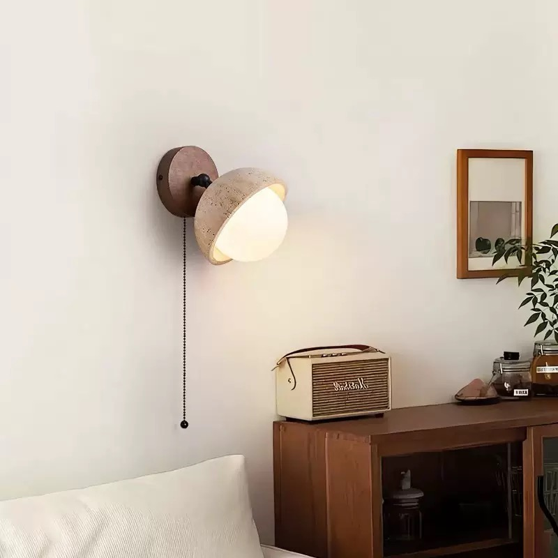 Retro Nordic Wall Lamp with Switch for Restaurant Living room Bedroom Corridor Hallway