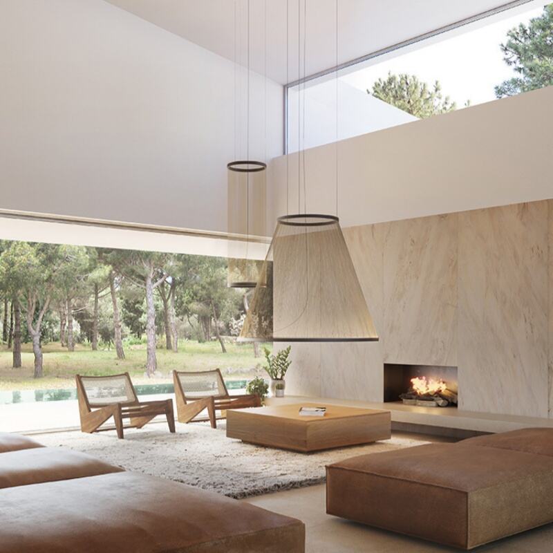 Spanish Designer Fringe Modern Chandelier for Villa Stairway Living Room Dining Room