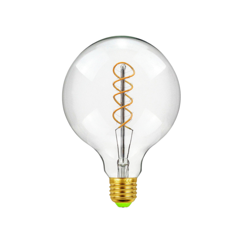 Malinaw na Malambot na Filament na LED na Bombilya na G80/G95/G125 para sa Pagpapaganda ng Ilaw sa Bar, Restaurant, at Tahanan