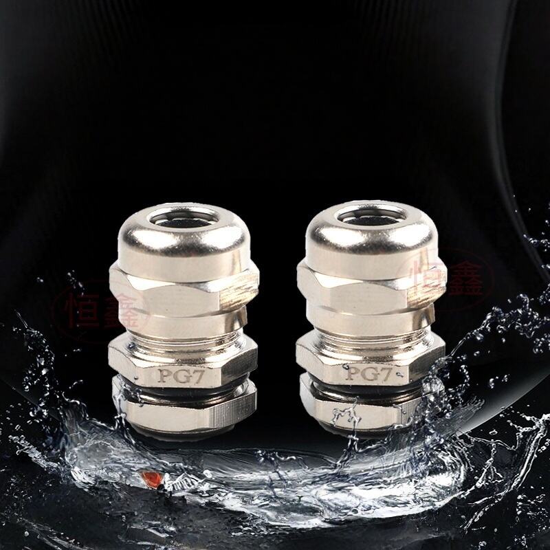 PG7 Stainless Steel na Cable Gland Connector para sa Mabilis na Pag-fix ng Kable