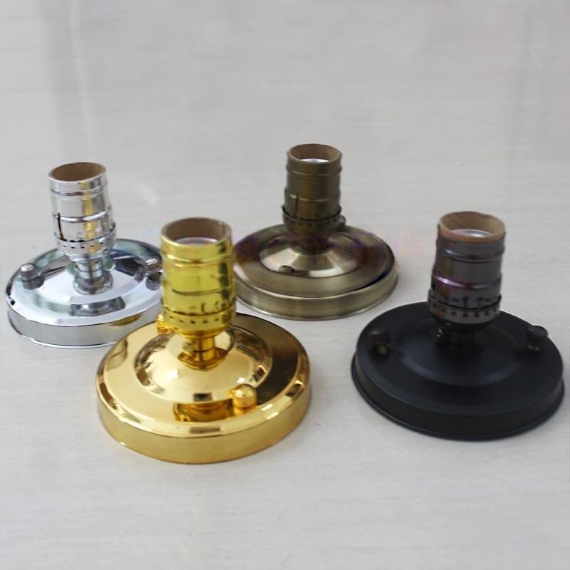 Adjustable na Direksyon ng Lamp Holder na E27/E26 kasama ang Ceiling Rose para sa Pendant Lights