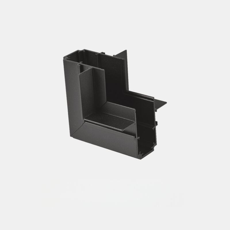 76*76*47mm Sandblack Vertical Corner for Plaster-in Magnetic Track 