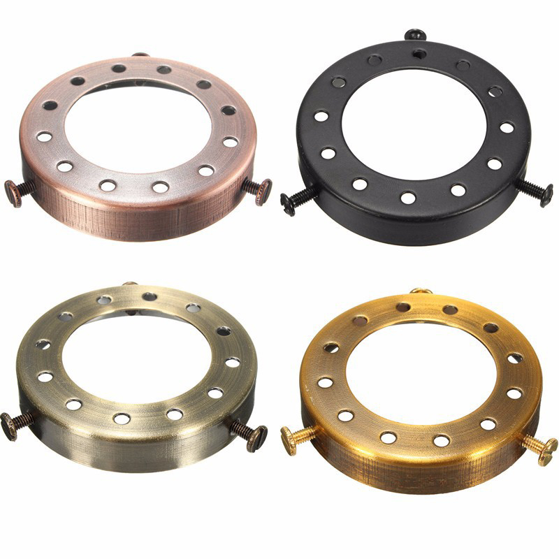Multi-Kulay na Perforated na Metal Ring Cover para sa Chandelier Lamp Holder