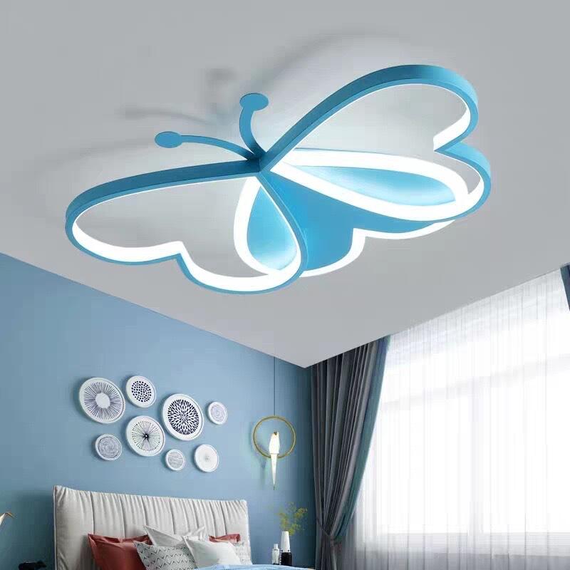 Modern Creative Butterfly Ceiling Light Children's Princess Bedroom Ceiling Light