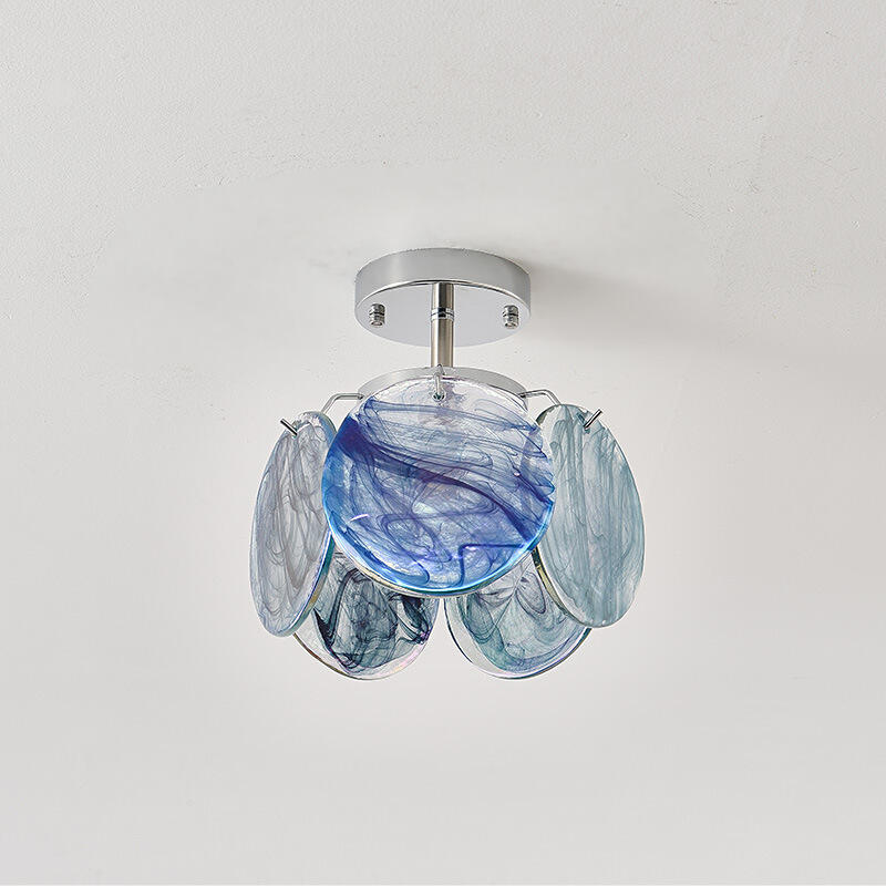 Murano French Retro Ceiling Light for Balcony Corridor Cloak Room Entrance Ceiling Light
