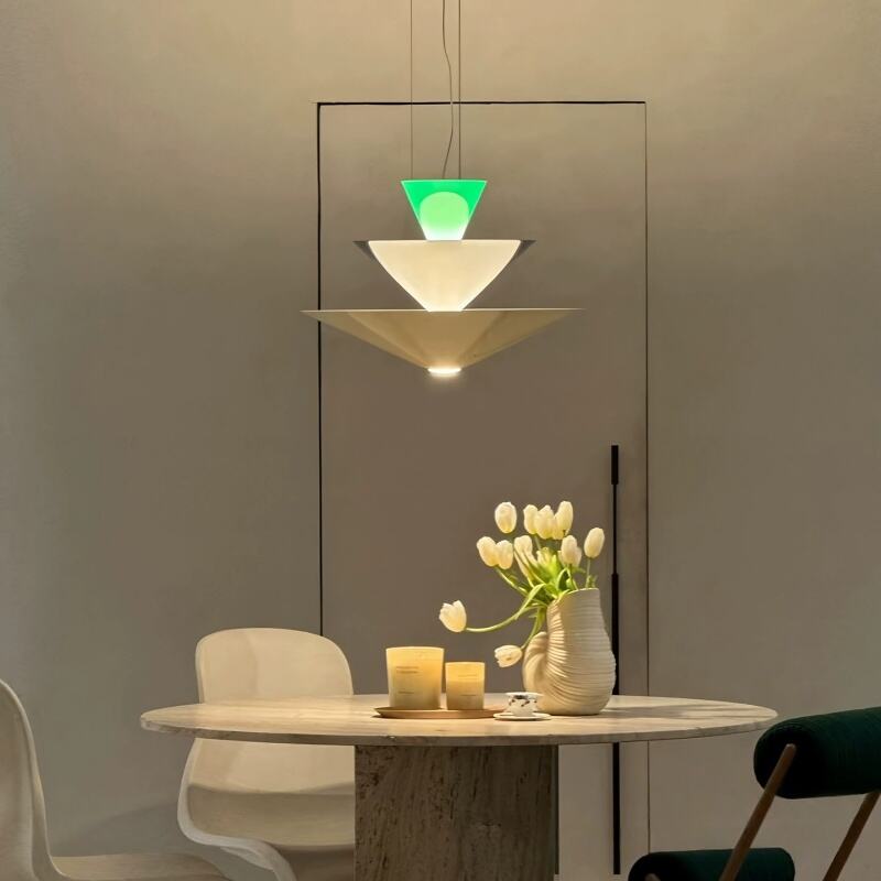 Designer Restaurant Bar Pendant Light Modern Minimalist Living Room Bedroom Lighting Creative Colorful Chandelier