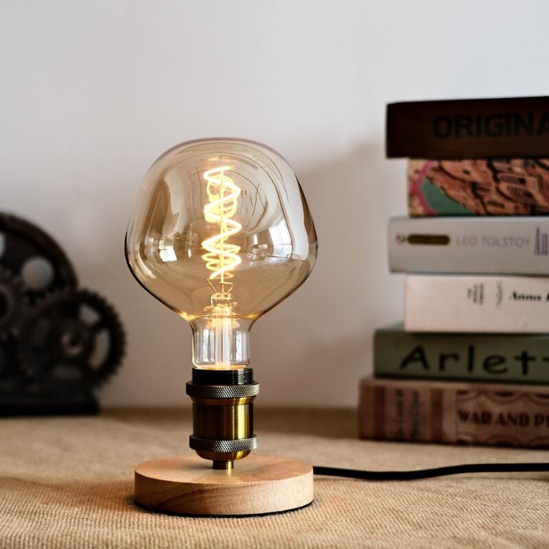G125 Vintage Irregular-shaped LED Filament Bulb for Indoor Decor Lighting