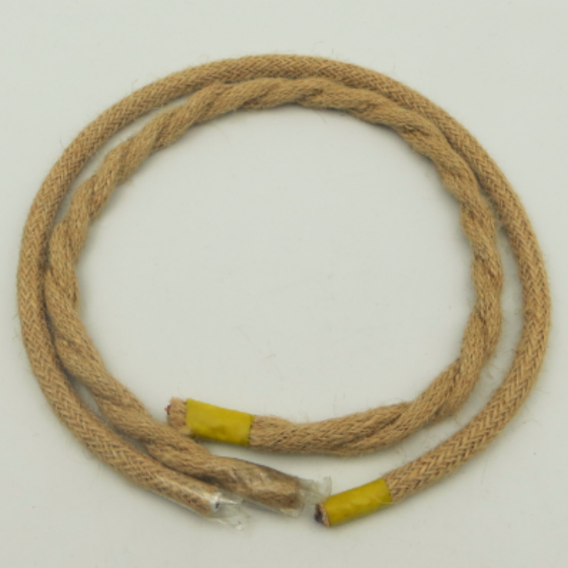 Klasikong Linen na Sinuklay na Kable na Tinalupan ng Kobre na 0.75mm² para sa Rustic at Industrial na Pagkakailaw