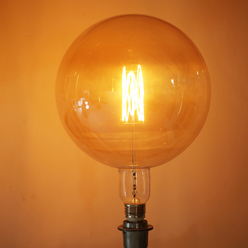 G380 na Malalaking Transparent na Salamin na LED Bulb para sa Ilaw na Dekorasyon