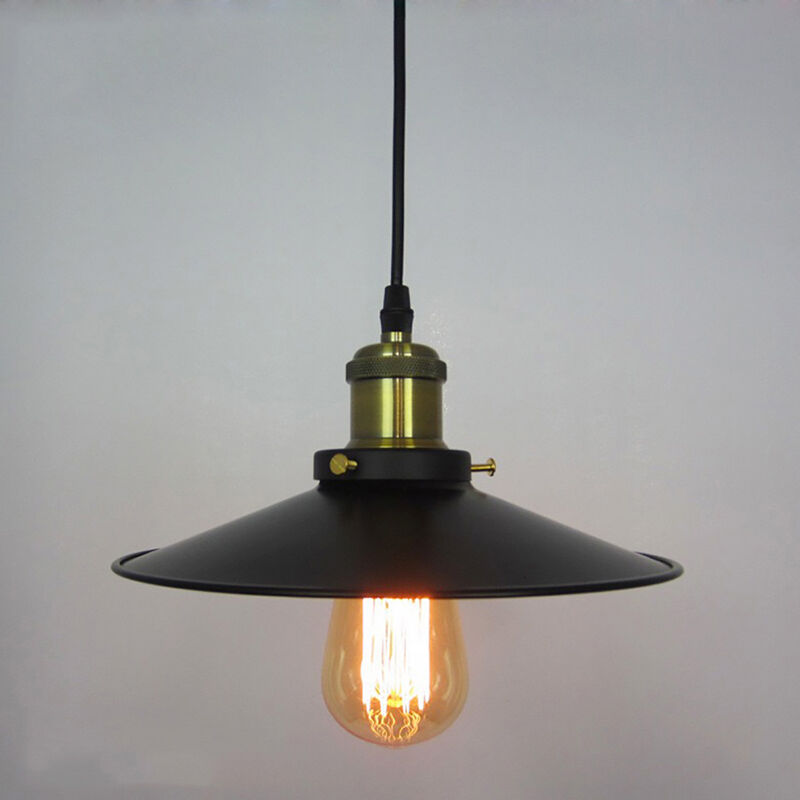 Vintage Industrial Style Black Metal Pendant Light for  Loft Kitchen Bar Restaurant Cafe