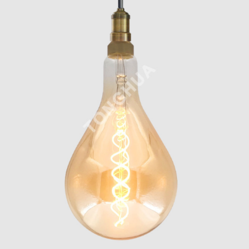 Malaking Sukat na PS52 na Amber LED Bulb para sa Dekorasyon ng Bar at Hotel