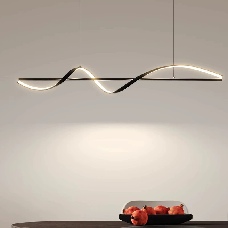 Modern Simple Creative Long Pendant Light for Dining Room Living Room