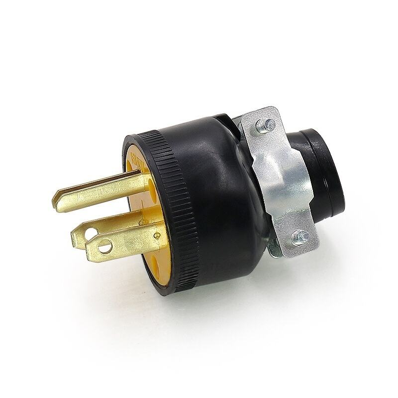 uS Standard na Plug Connector na may rating na 15A, 125V para sa ilaw sa Hilagang Amerika