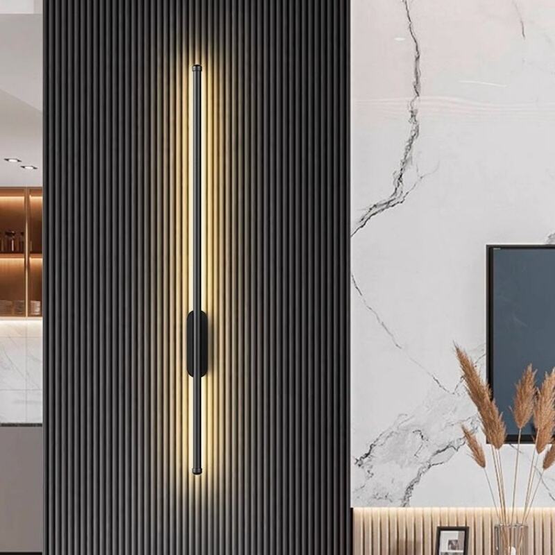 Modern LED Linear Wall Lamp Aluminum+PC 36V for Living Room Bedroom