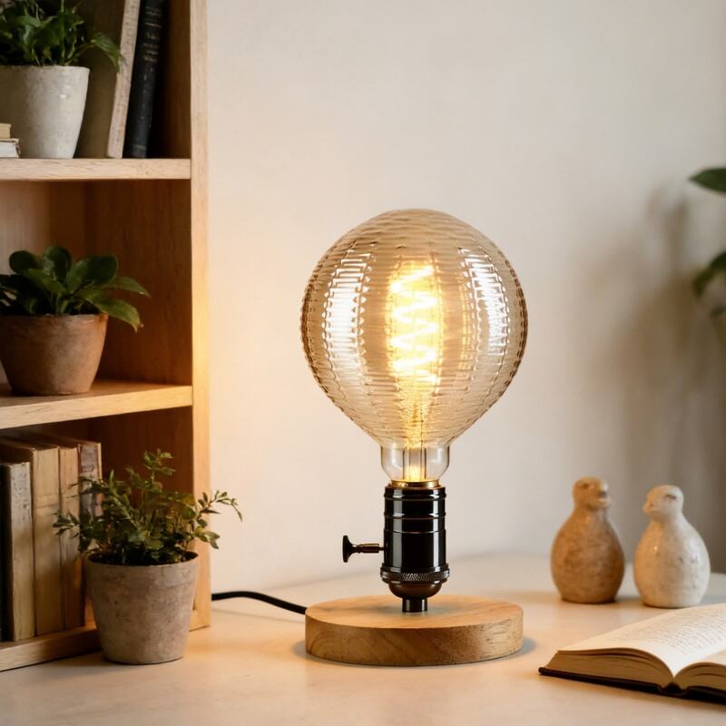 G125 Vintage Landmine-shaped LED Bulb Warm Light for Indoor Decor