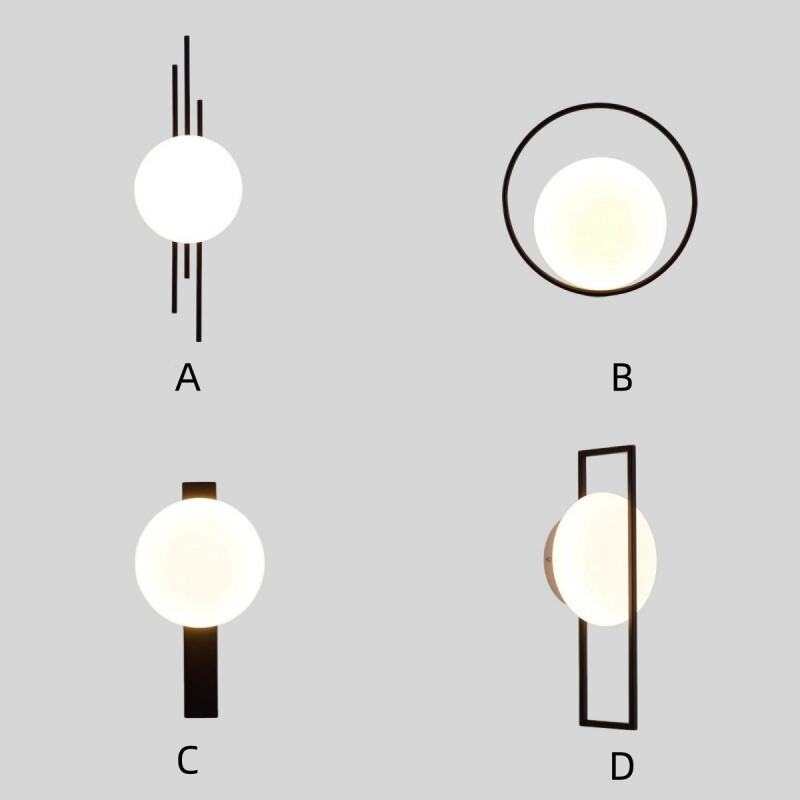 Minimalist Modern Wall Lamp Nordic Bedroom Bedside Living Room Corridor LED Wall Sconce