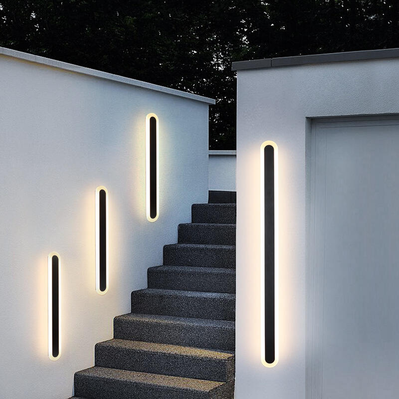 Nordic Modern Minimalist Style LED Linear Long Strip Home Decorative Wall Lamp