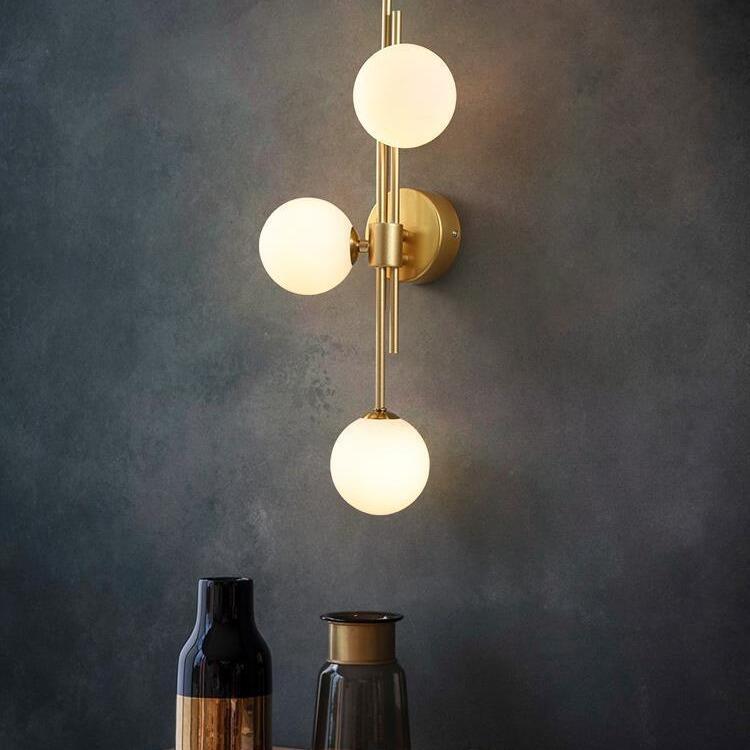 Visokokvalitetni Moderni Nordijski svjetlo Luksuzni dug Tri Glava Čarobni grah Zidni kreme