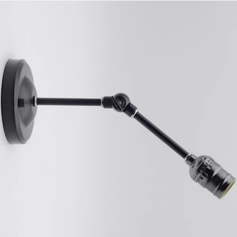 Adjustable na Long Arm na Wall Sconce kasama ang 100mm na Ceiling Rose at E26/E27 na Lamp Holder