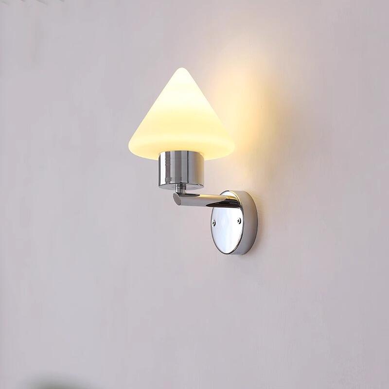 لامپ دیواری تزئینی با پوشش چراغ‌های شمالی مدرن به شکل شاخ و بدنه آهنی