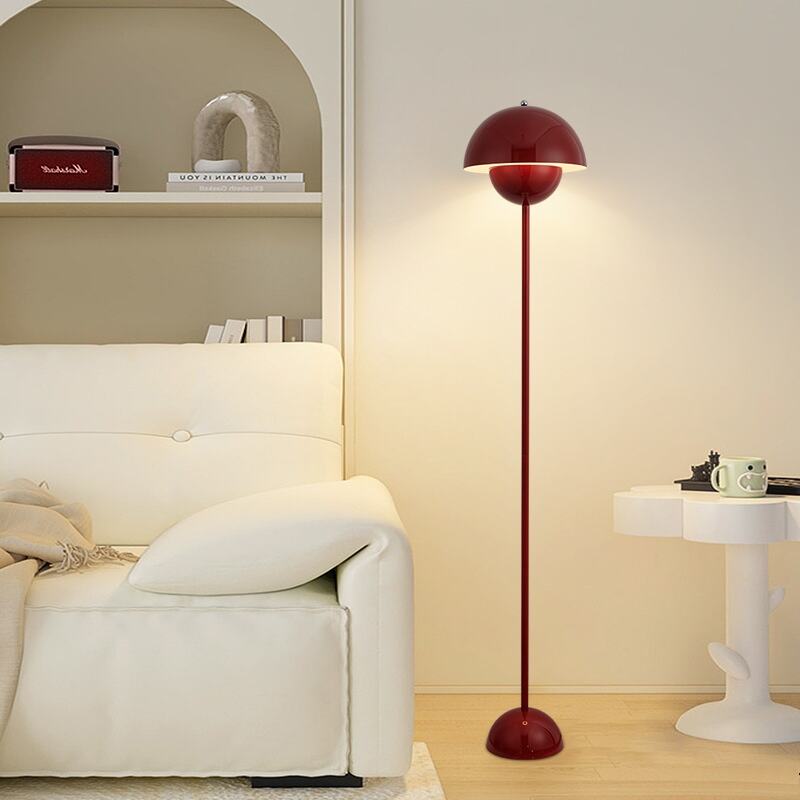 Mushroom Iron Dimmable LED Floor Lamp for Living Room Bedroom Corner Home Decor