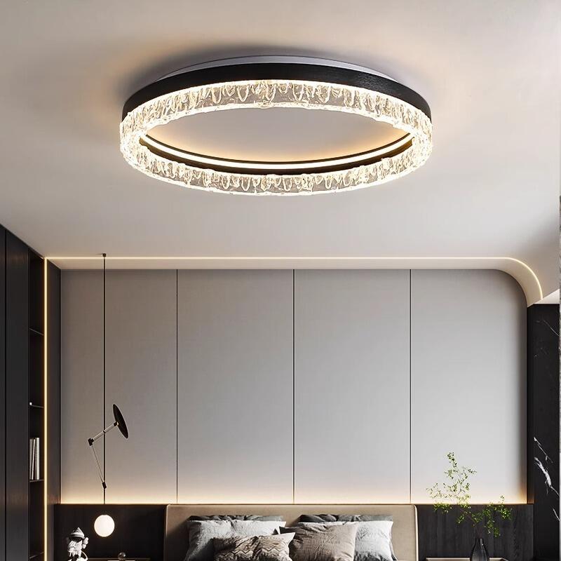 Modern Minimalist Creative Crystal Luxury Ceiling Light for Bedroom and Living Room