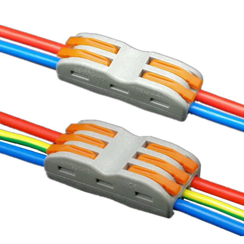 Mga Lever-Type na Quick Wire Connector na may 2 o 3 Core para sa Kable ng Lampara