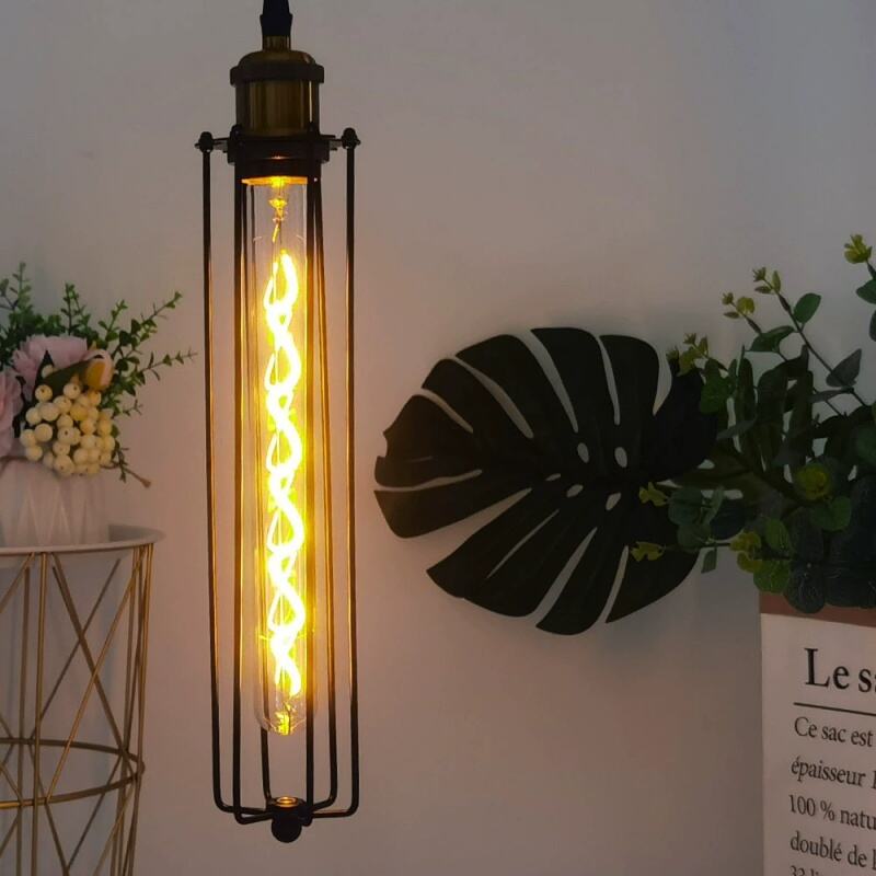 Vintage Chandelier Iron Birdcage Lampshade Creative Indoor Lighting DIY Accessories