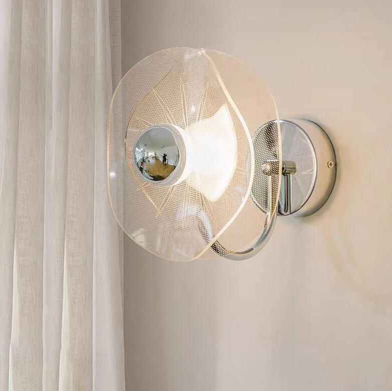 Moderne luksuzne akrilne aluminijumske zidne lampe za spavaće sobe i hodnike hotela