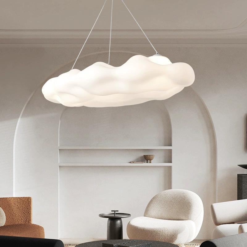 Cloud Hanging Lamp Creative Design Cream Style Pendant Light for Living Room Children's Room
