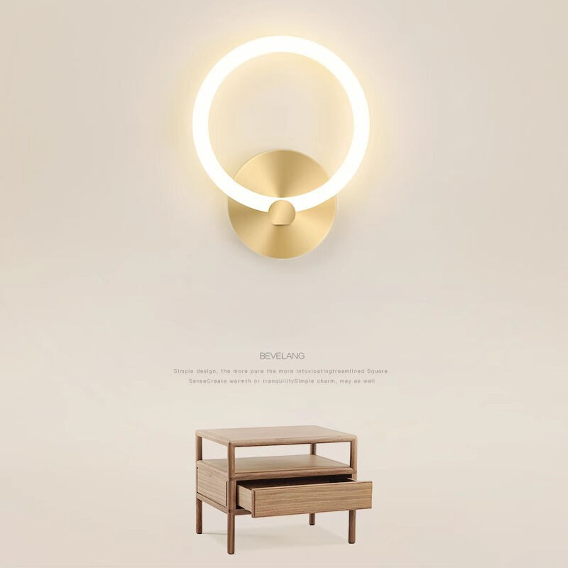 چراغ‌های LED طلایی برای تزئین دیوارها در اتاق خواب، کنار تخت، هتل و منزل با شخصیت خلاقانه