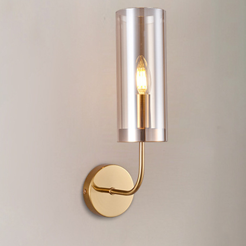 Retro, kreatívne, jedinečné sklenené stenové svietidlo na sviečky pre hotel, reštauráciu a domácu výzdobu