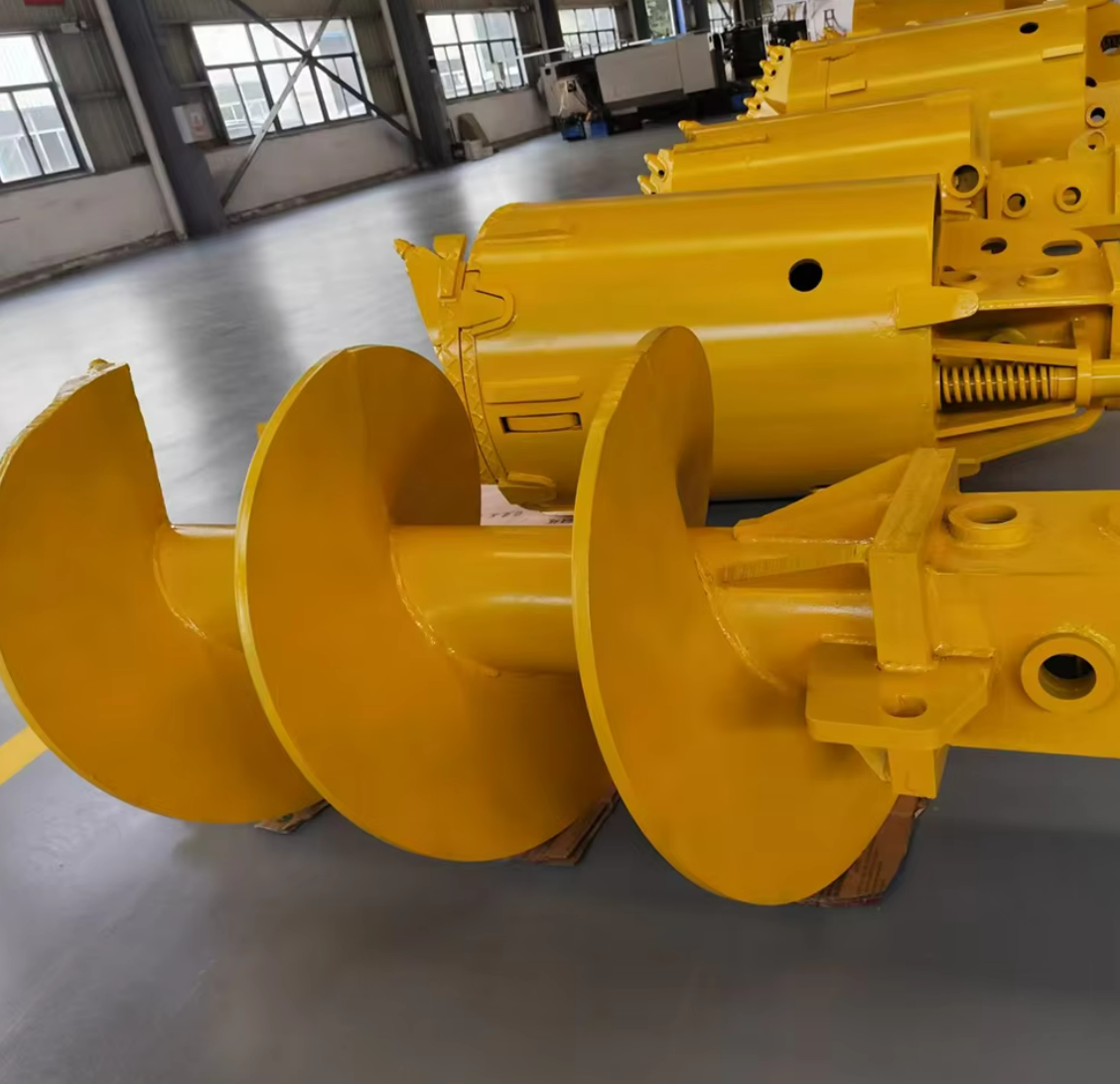 Auger Drill Bit Soil – Heavy-Duty Steel Flight Earth Auger Bits for Digging, Planting & Soil Drilling Applications