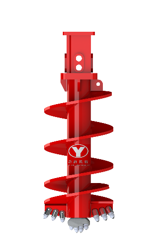 Dirt Auger Bit – Heavy-Duty Steel Flight Earth Auger Bit for Soil Drilling Applications