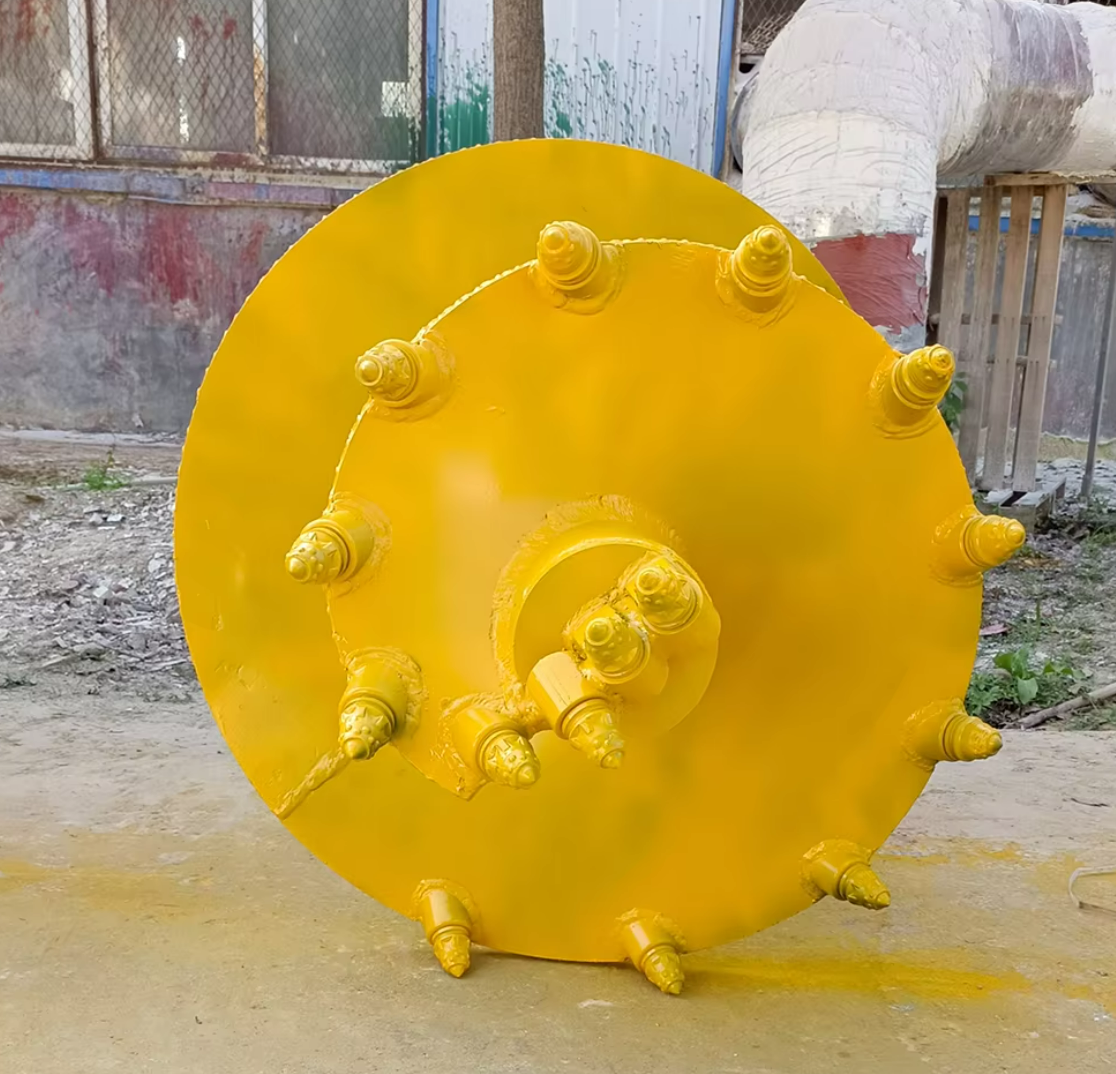 Ground Auger for Drill – Heavy-Duty Steel Flight Earth Auger Attachment for Soil Drilling, Hole Digging