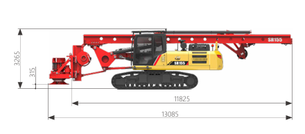 used  sanySR155  drilling rig  details