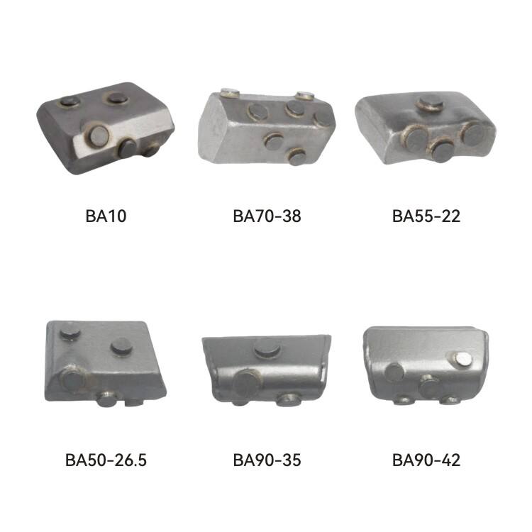 基礎工事用回転ドリルビット 摩耗部品 溶接棒 BA10 BA50-26.5 BA70-38 BA90-35 BA55-22 BA90-42 ケーシングバレル用