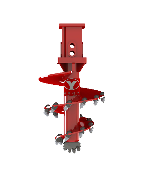 Ground Auger Drill Bit – Heavy-Duty Steel Flight Earth Auger Bits for Soil Drilling, Foundation Work & Hole Digging