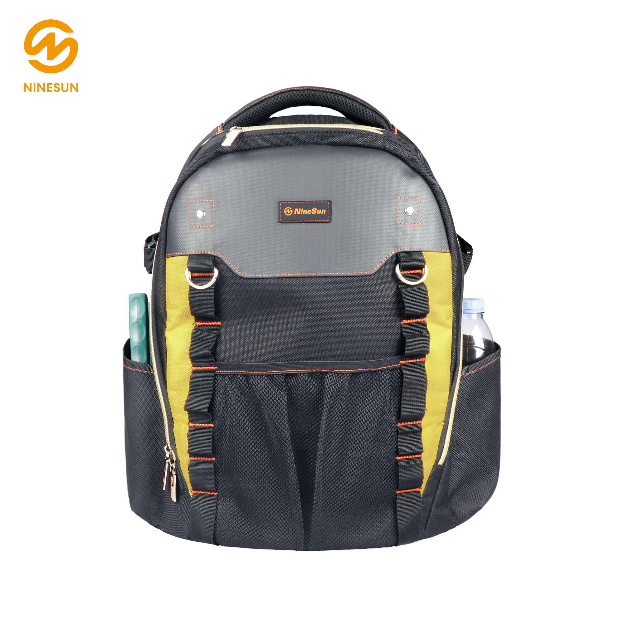 Tool Backpack BP-101-NL-BK.YW in Nylon Black Yellow