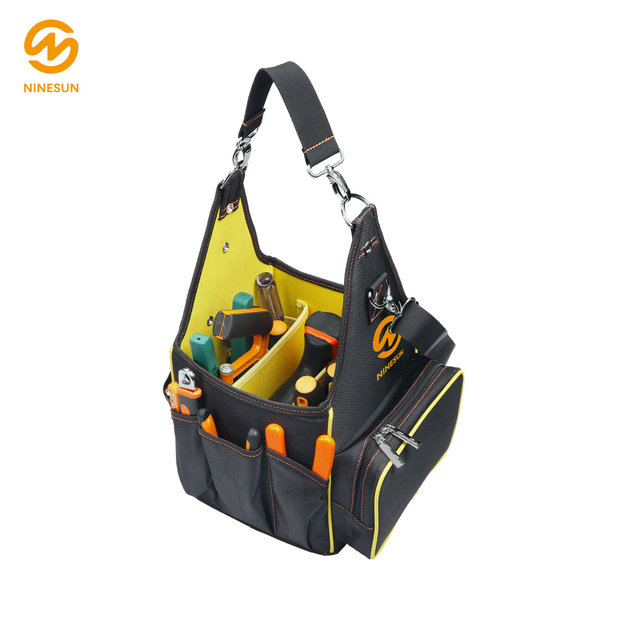 Tool Tote Bag TB-102-NL-BK.YW in Nylon Black Yellow