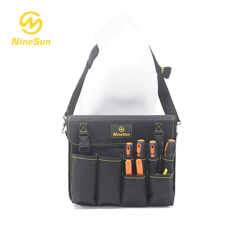 Borsa a Tracolla SB-102-NL-BK in Nylon Nero