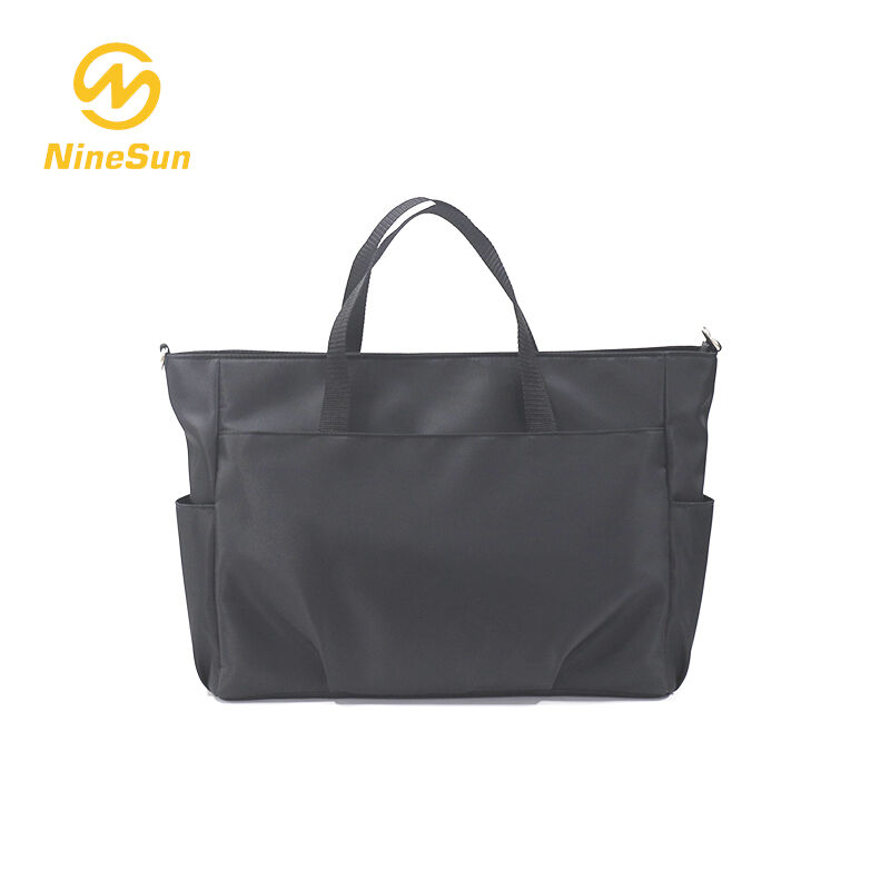 Commute Bag Tote Bag Laptop Bag CTB-105-NL-BK in Nylong Black color