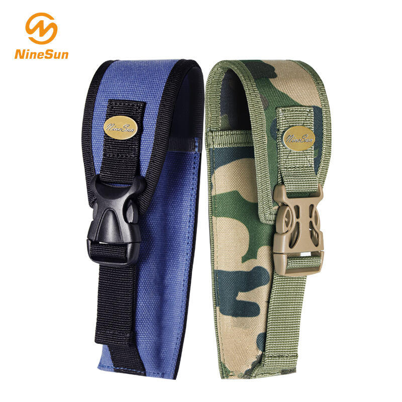 Flashlight Sheath FS-201-NL-CF.BU in Nylon Camouflage Blue