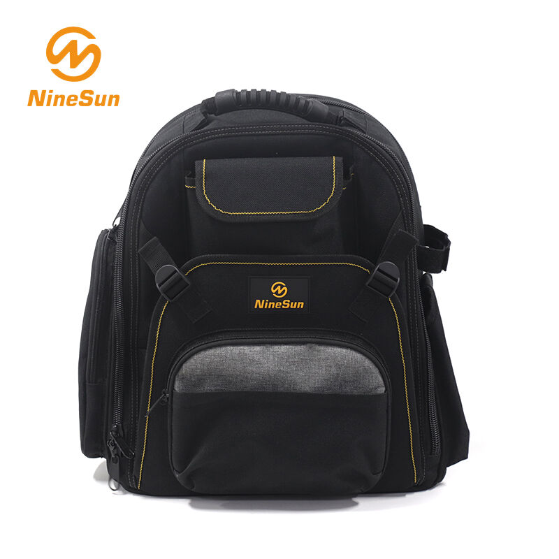 Tool Backpack TP-106-NL-BK in Nylon Black Color